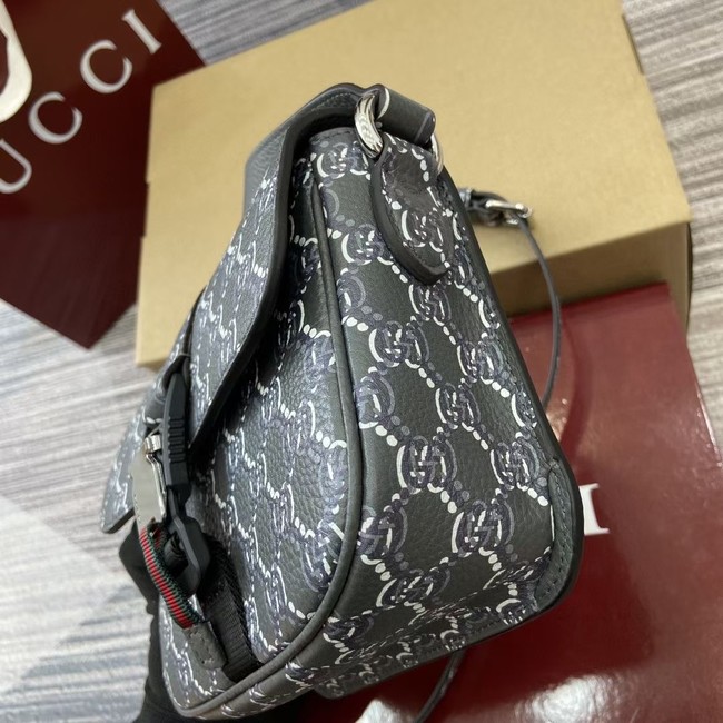 Gucci SUPER MINI SHOULDER BAG 800313 gray