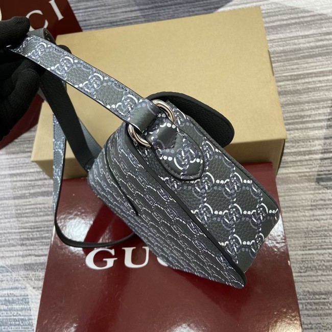 Gucci SUPER MINI SHOULDER BAG 800313 gray