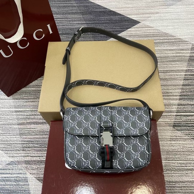 Gucci SUPER MINI SHOULDER BAG 800313 gray