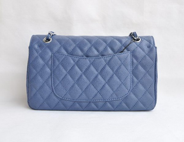 Chanel 2.55 Quilted Flap Bag 1112 Light Blue with Silver Hardware