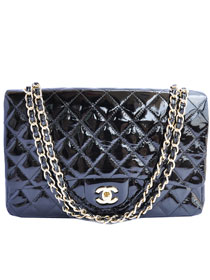 Cheap Chanel Jumbo 2.55 Series Flap Bag A47600 Black Golden