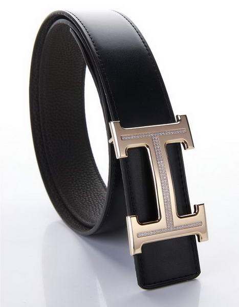 Hermes Belts Original Leather Diamond Everose Coffee