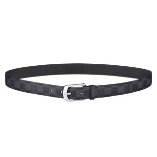 Louis Vuitton Graphite Ellipse Belt M6821S