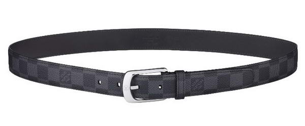 Louis Vuitton Graphite Ellipse Belt M6821S