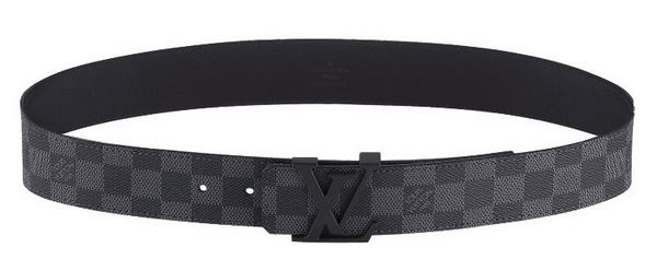 Louis Vuitton Initiales Damier Graphite Belt M9808S