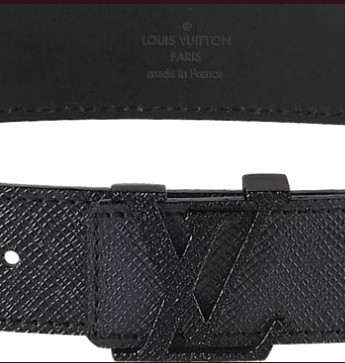 Louis Vuitton Initiales Taiga Leather Belt M6897T