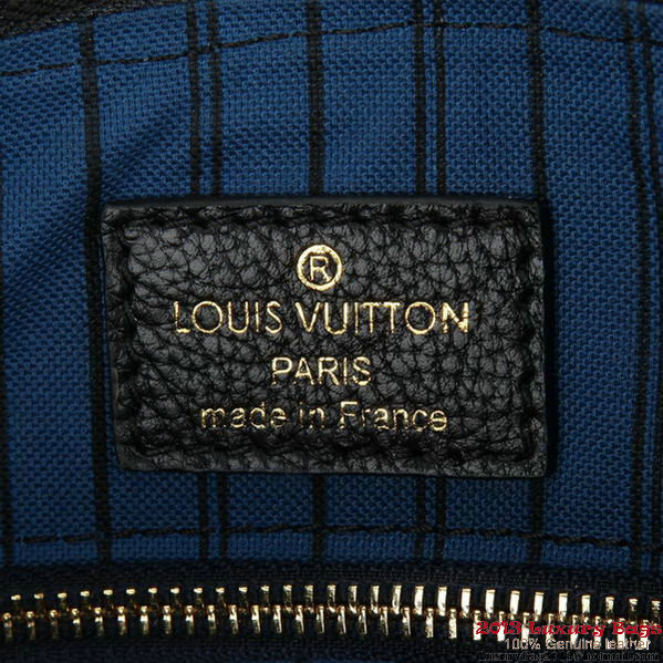 Louis Vuitton Monogram Empreinte Speedy Bandouliere 25 M40762 Black