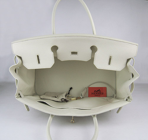 Hermes Birkin 40CM Togo Bag Beige 6099 Gold