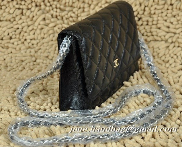 Chanel Chain Wallet 33814 Black