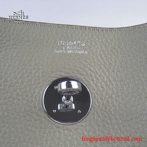 Hermes Women Shoulder Bag Khaki 6208