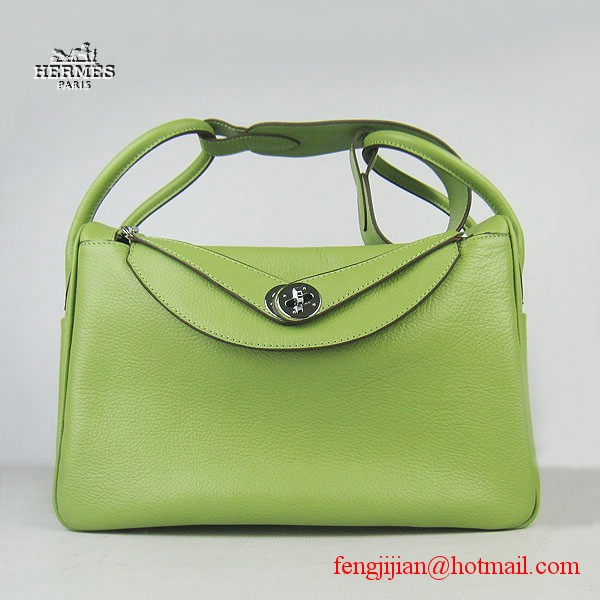 Hermes Women Shoulder Bag Green 6208