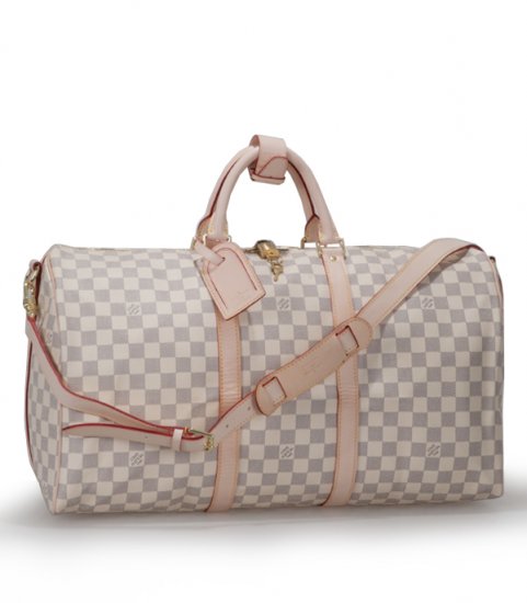 Louis Vuitton Monogram Canvas Keepall 50 With Shoulder Strap N41430