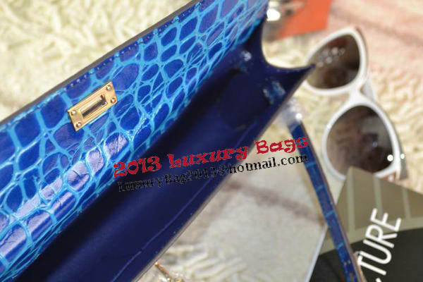 Hermes Kelly Clutch Bag Croco Leather K31 Royal Hermes Kelly Clutch Bag Croco Leather K31 Royal
