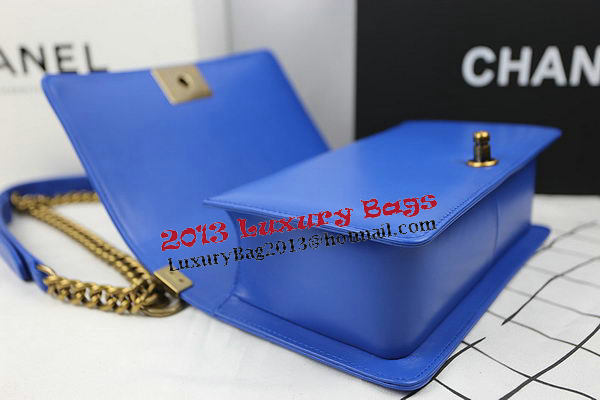 Boy Chanel Flap Shoulder Bags Blue Original Sheepskin A67025 Gold Boy Chanel Flap Shoulder Bags Blue Original Sheepskin A67025 Gold