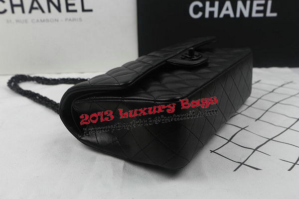 Chanel 2.55 Series Flap Bags Original Sheepskin Leather A1112 Black Chanel 2.55 Series Flap Bags Original Sheepskin Leather A1112 Black