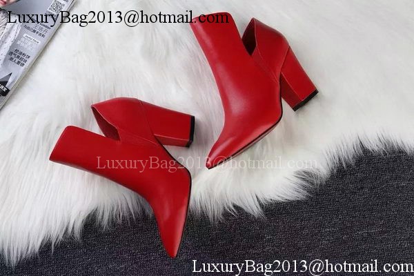 ALEXANDER MCQUEEN Ankle Boot Sheepskin MCQ271 Red ALEXANDER MCQUEEN Ankle Boot Sheepskin MCQ271 Red