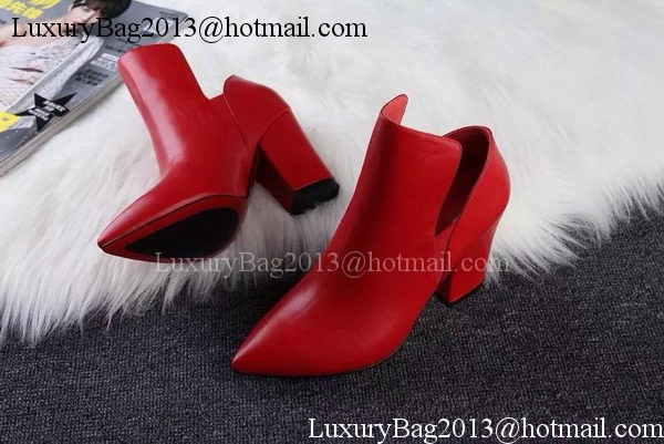 ALEXANDER MCQUEEN Ankle Boot Sheepskin MCQ271 Red ALEXANDER MCQUEEN Ankle Boot Sheepskin MCQ271 Red