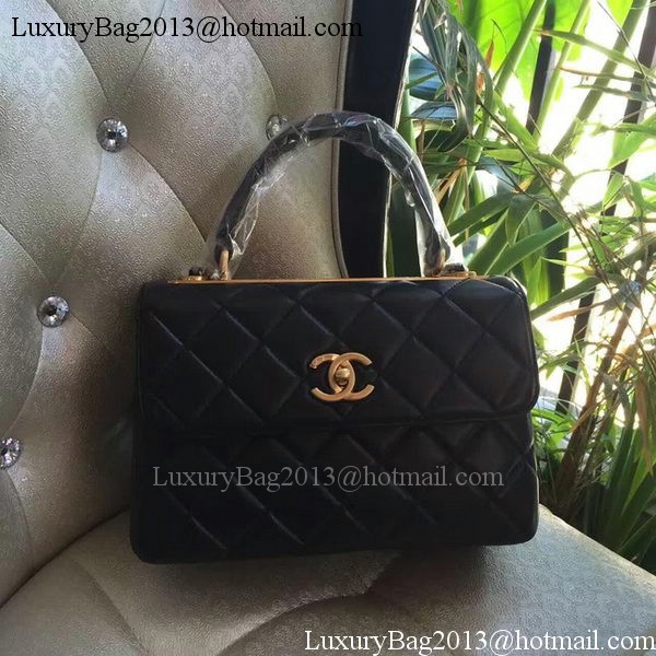 Chanel Classic Top Flap Bag Black Original Sheepskin Leather A92236 Gold Chanel Classic Top Flap Bag Black Original Sheepskin Leather A92236 Gold