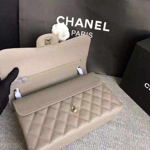 Chanel Flap Shoulder Bags Grey Original Calfskin Leather CF1113 Silver Chanel Flap Shoulder Bags Grey Original Calfskin Leather CF1113 Silver