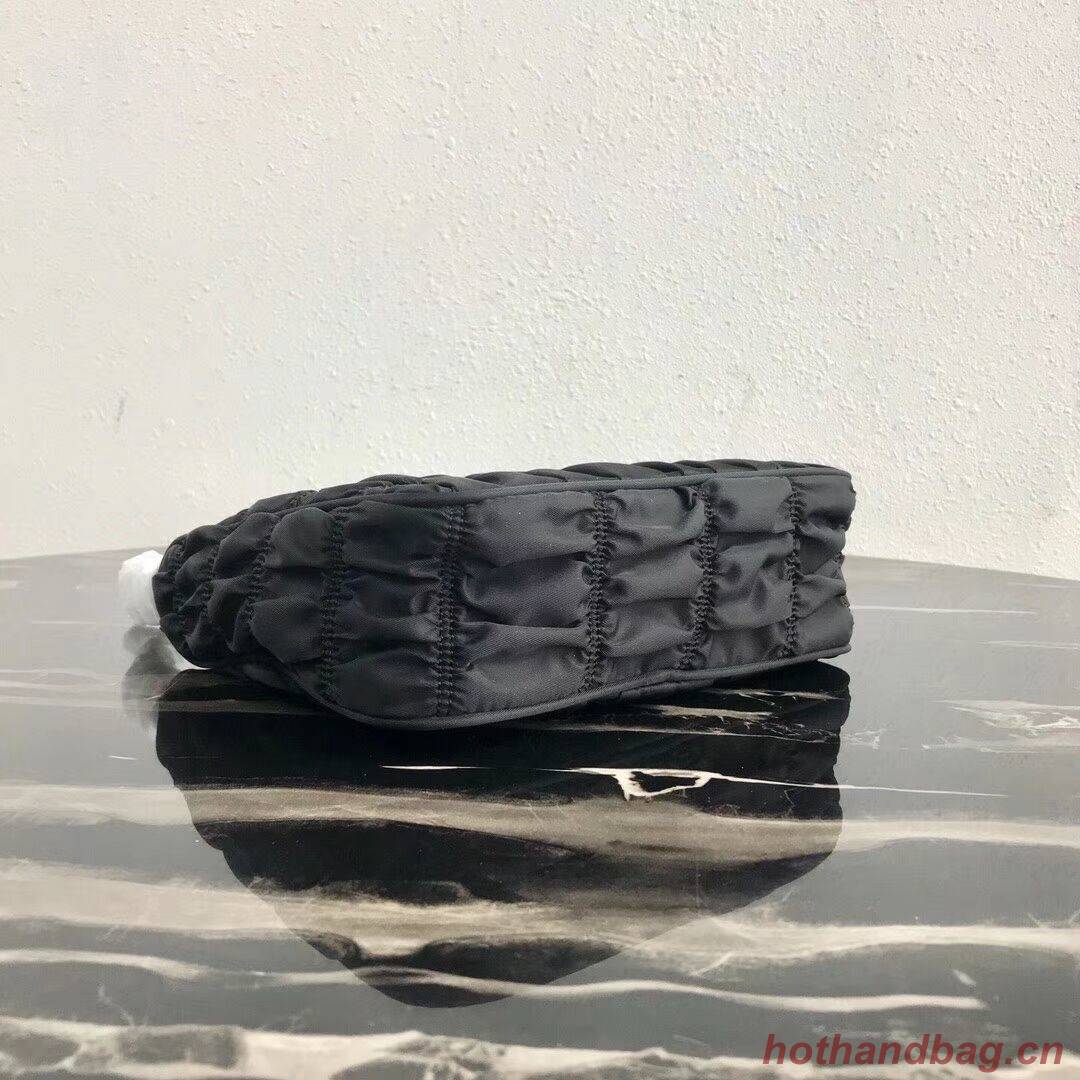 Prada Nylon and Saffiano leather mini bag 1NE204 black Prada Nylon and Saffiano leather mini bag 1NE204 black