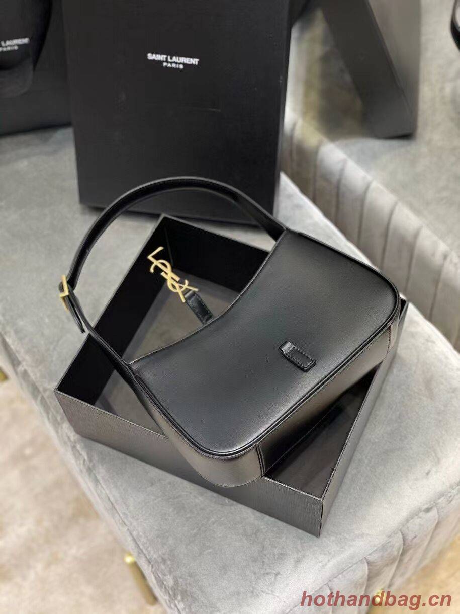 YSL LE 5 A 7 HOBO BAG IN SMOOTH LEATHER Y687228 black
