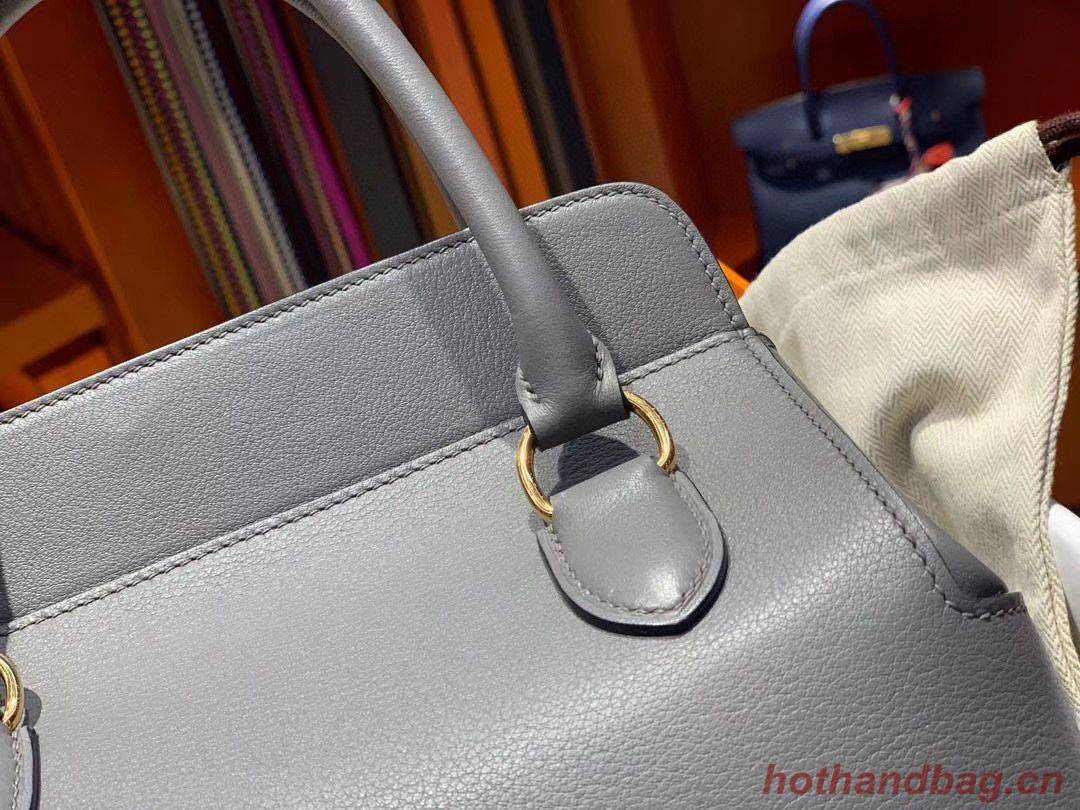 Hermes Toolbox Togo Bag Original Leather 3259 Gray Hermes Toolbox Togo Bag Original Leather 3259 Gray