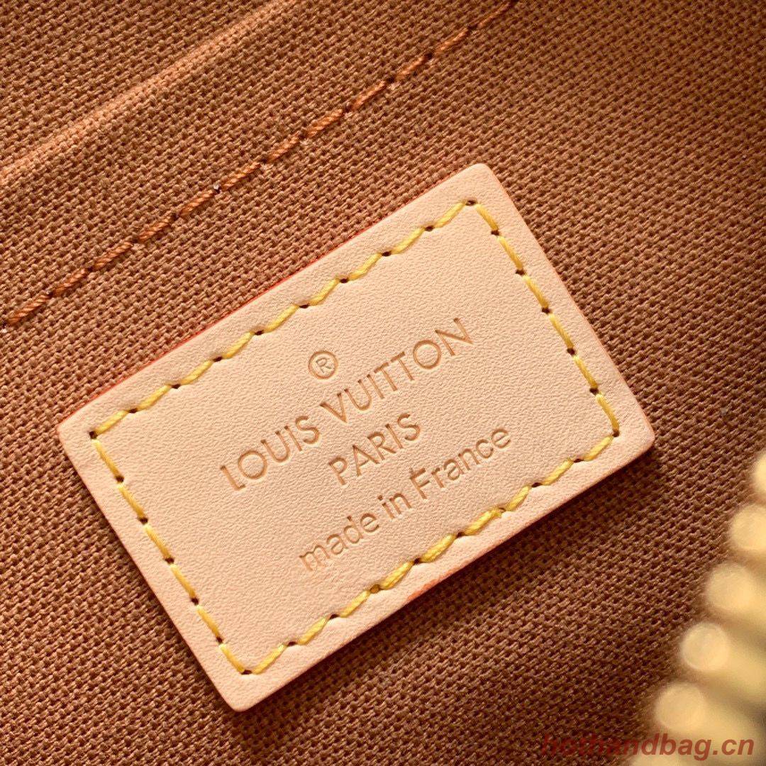Louis vuitton original monogram canvas Shoulder Bag MULTI-POCHETTE ACCESSOIRES M44813 Green Louis vuitton original monogram canvas Shoulder Bag MULTI-POCHETTE ACCESSOIRES M44813 Green