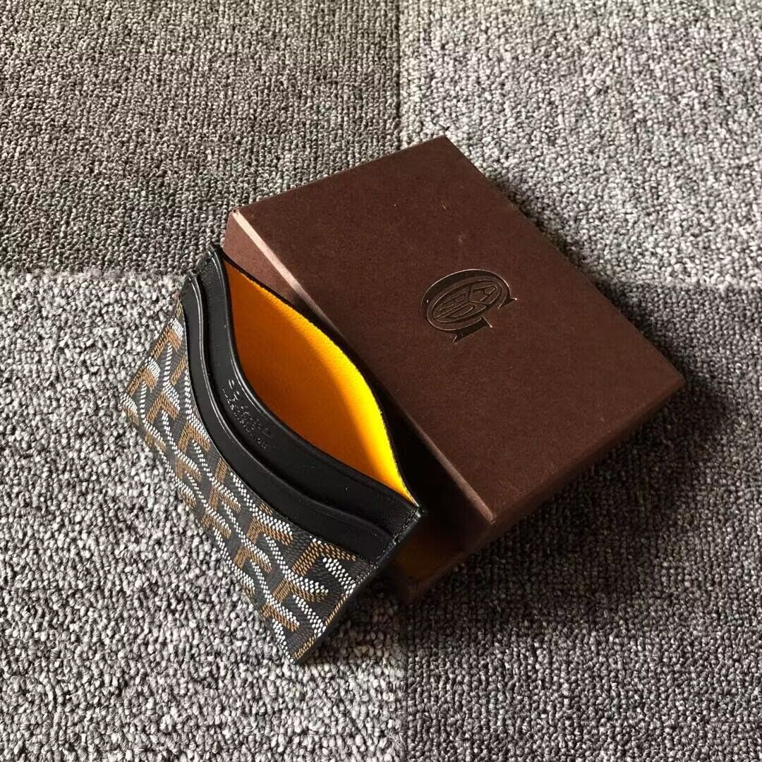 Goyard Card case G9988 Black Goyard Card case G9988 Black