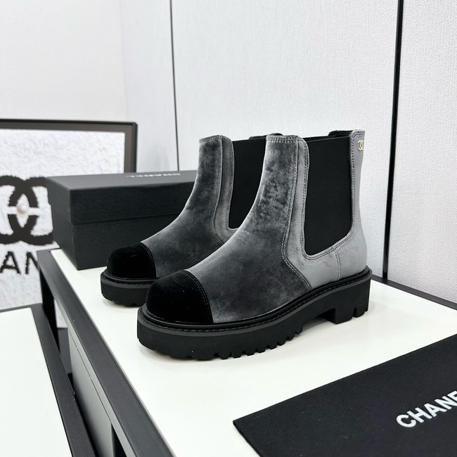 Chanel WOMENS SHORT BOOTS 55245-2