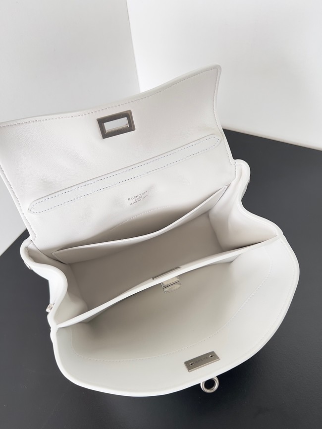 Balenciaga Rodeo Handbag smooth calfskin 795457 white
