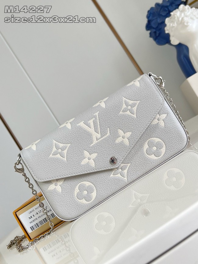 Louis Vuitton Felicie Pochette M14227 Brume & Quartz