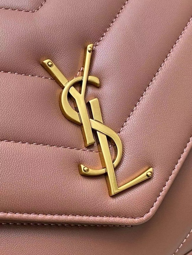 SAINT LAURENT LOULOU MEDIUM IN MATELASSE LAMBSKIN 801439 HORTENSIA