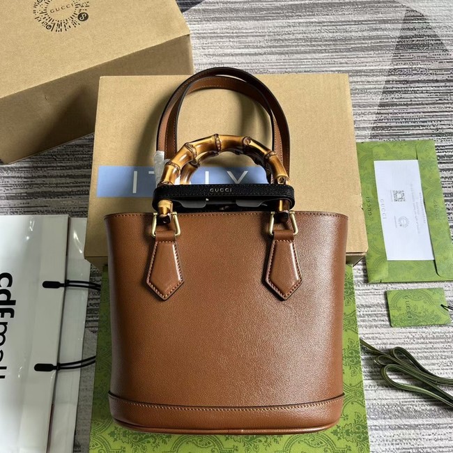 GUCCI GG MARMONT SMALL SHOULDER BAG 750396 BROWN