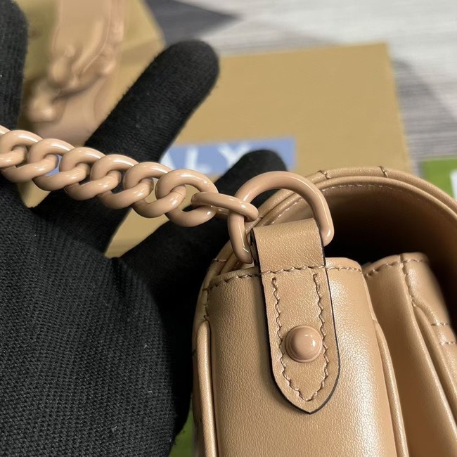 Gucci GG MARMONT SHOULDER BAG 734814 Apricot
