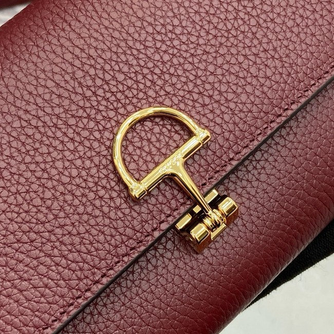 Gucci Softbit continental wallet 828147 Rosso Ancora red