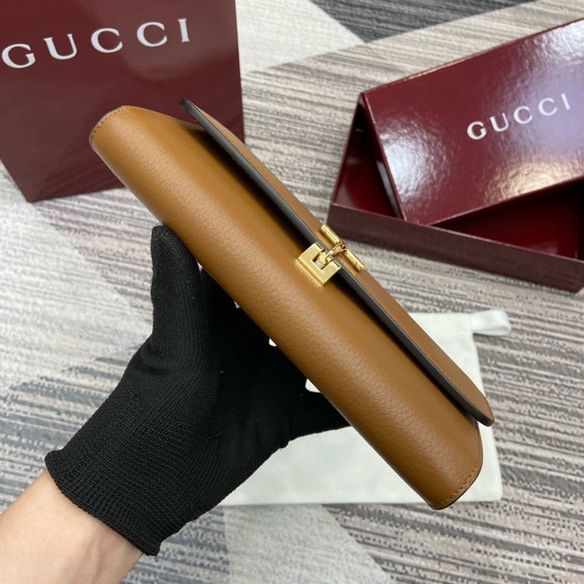 Gucci Softbit continental wallet 828147 brown