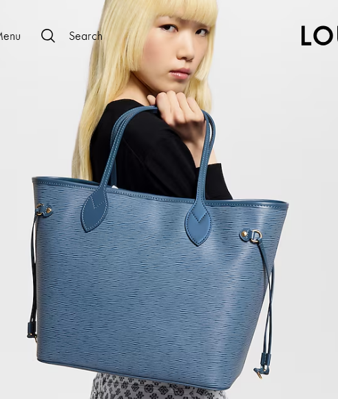 Louis Vuitton Neverfull MM M14856 Denim Blue Louis Vuitton Neverfull MM M14856 Denim Blue