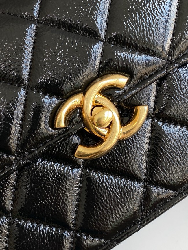 CHANEL Large Flap Bag AS5642 black