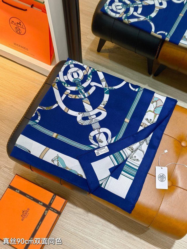 Hermes Shawl Cashmere and Silk Jacquard KY096