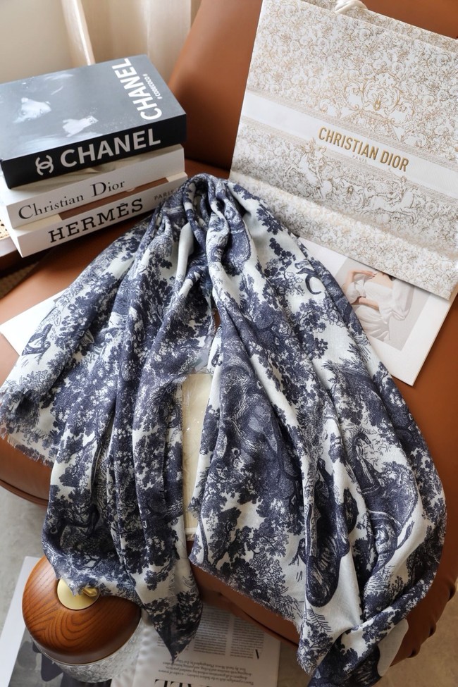 Dior Shawl Wool Silk and Cotton KY181