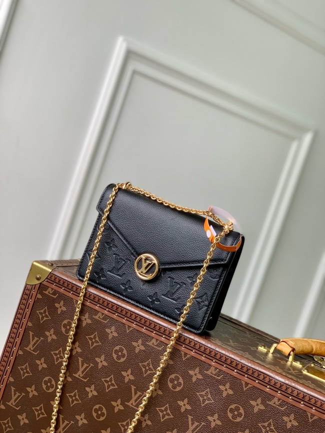 Louis Vuitton Wallet On Chain Rosy M25814 BLACK