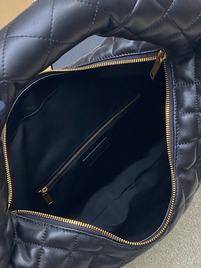 Yves Saint Laurent ICARE hobo in quilted nappa 858160 black  