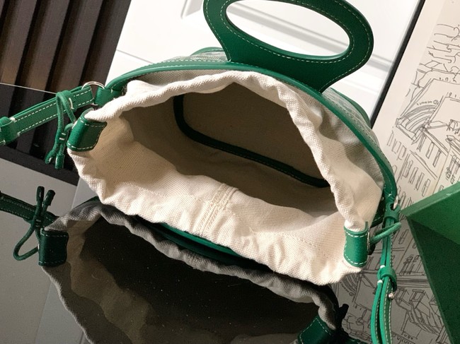 Goyard Calfskin Leather Tote Bag PM 00249 green