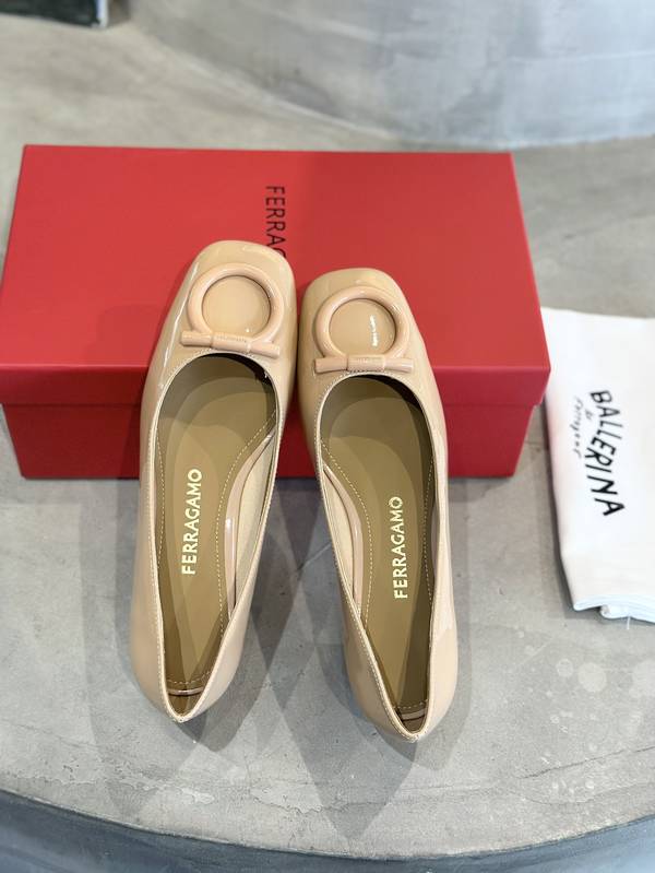 Ferragamo Shoes FMS00088 Heel 4CM