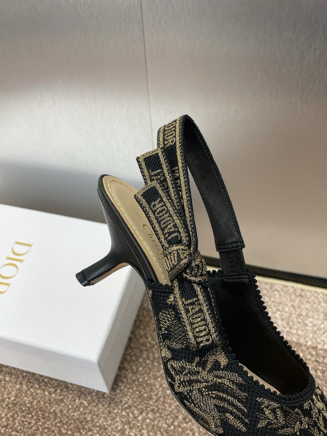 JAdior Slingback Pump Cotton Embroidered KCV367DLN-1