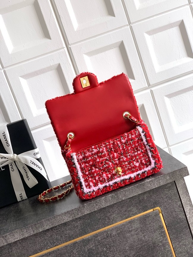 Chanel Mini Classic Handbag A69900 red
