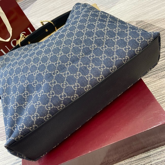 Gucci Beatrix large tote bag 850546 dark blue