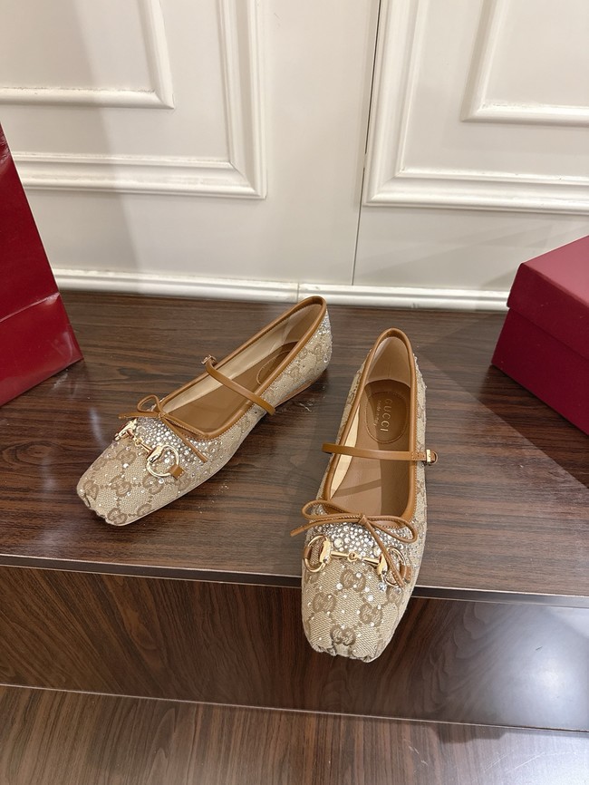 GUCCI Womens Vittoria ballerina 21068-1