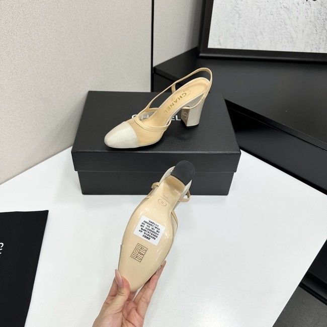 Chanel Slingbacks Mesh & Grosgrain 66937-5