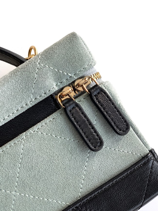 CHANEL Vanity with Chain AP5186 black&green